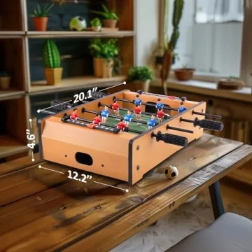 WIN.MAX Mini Foosball Table for All Ages and Events