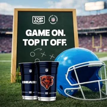 Top Cup NFL Chicago Bears Aluminum Cups for Game Day