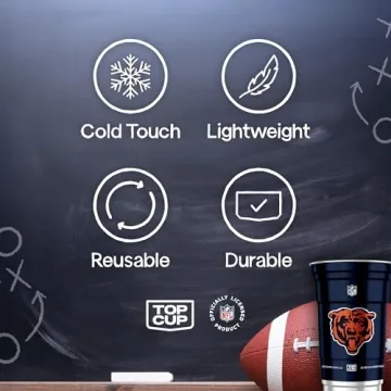 Top Cup NFL Chicago Bears Aluminum Cups for Game Day