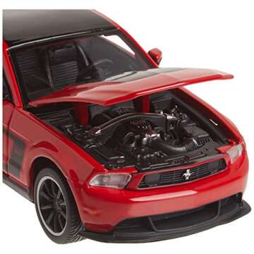 Maisto 1:24 Scale Assembly Line 2012 Ford Mustang Boss 302 Die-Cast Vehicle (Colors May Vary), Small