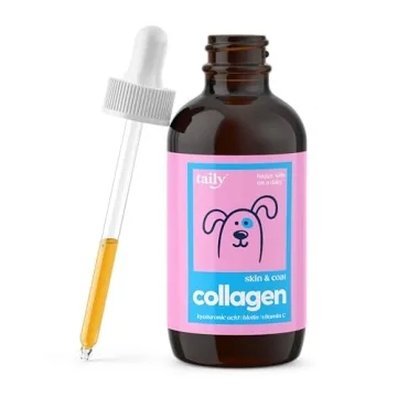Skin and Coat Supplement for Dogs, Cats | Taily Liquid Collagen for Dogs | Itch Relief for Dogs with...