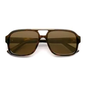 SOJOS Polarized Retro Aviator Sunglasses - Trendy Fashion