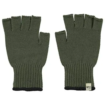 Minus33 Merino Wool Fingerless Gloves - Warm Olive Drab Hunting Gear