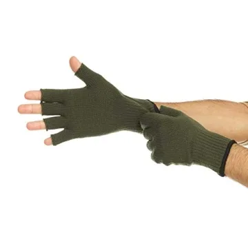 Minus33 Fingerless Gloves - Warm Wool Olive Drab