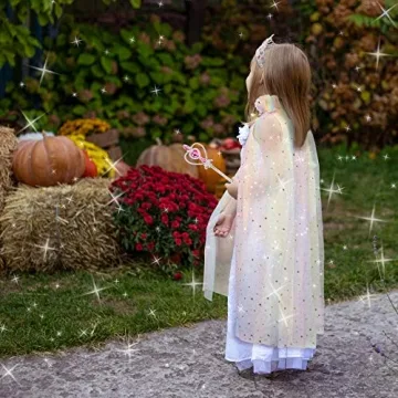 Fedio 7 Piece Princess Cape Set for Girls