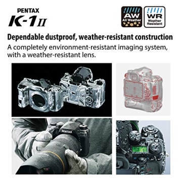 Pentax K-1 II Full Frame 36MP Weather Resistant DSLR