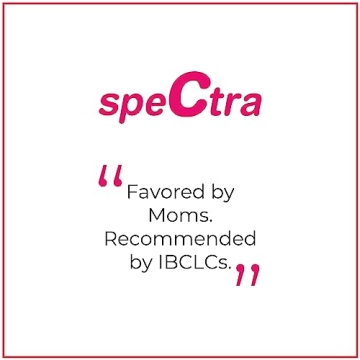 Spectra Wide Neck Baby Bottles Compatible with Spectra Pumps