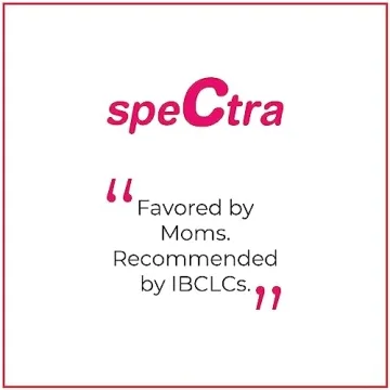 Spectra Wide Neck Baby Bottles Compatible with Spectra Pumps