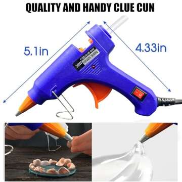 ZFYOUNG Mini Hot Glue Gun Set for DIY Repairs