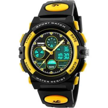 Kids Waterproof Sports Digital Watch with Alarm