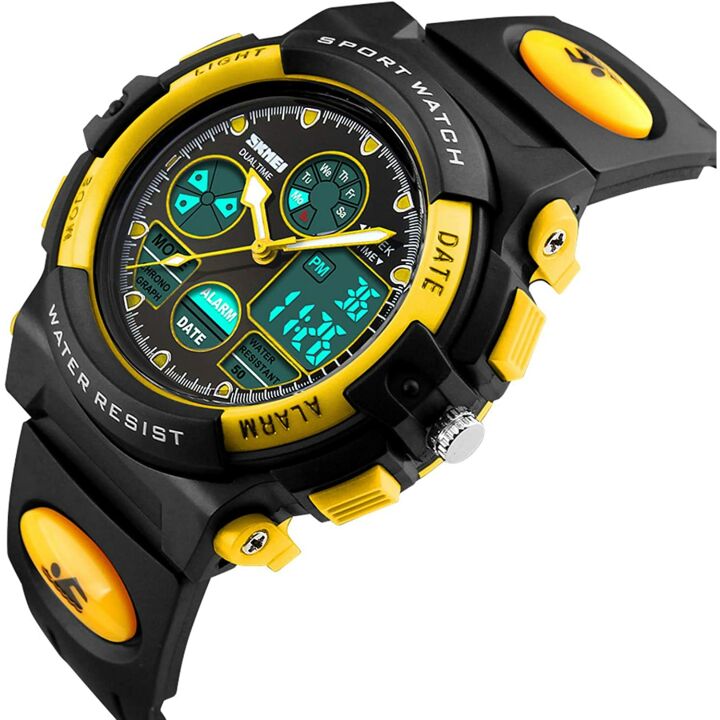 Kids Waterproof Sports Digital Watch with Alarm