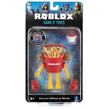 Roblox Imagination Collection - Gang O' Fries Figure Pack [Includes Exclusive Virtual Item]