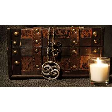 Auryn Necklace Pendant Gold & Silver (Inspired by The Neverending Story)