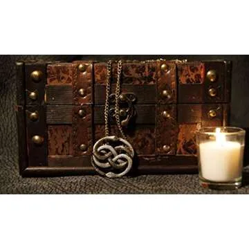 Auryn Necklace Pendant Gold & Silver (Inspired by The Neverending Story)