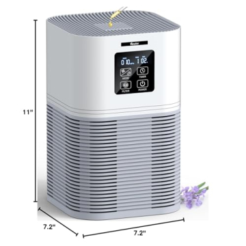 VEWIOR Air Purifier for Home up to 600 sq.ft - HEPA Filter