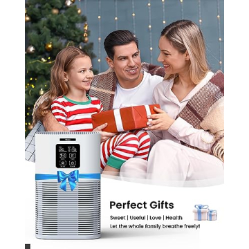 VEWIOR Air Purifier for Home up to 600 sq.ft - HEPA Filter