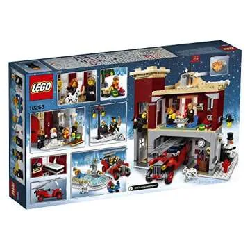 LEGO Winter Village Fire Station Building Kit (1166 Pieces)