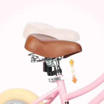 Petimini 12 Inch Kids Bike for Ages 2-4 in Pink