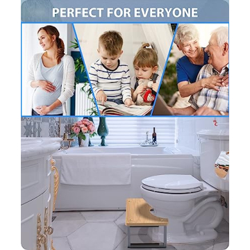Ergonomic Toilet Stool for Healthier Digestion and Comfort