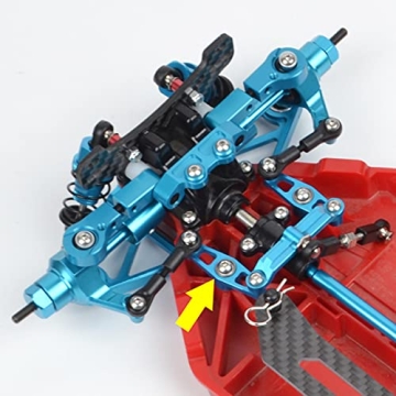 Aluminum Crank Steering Set for Tamiya TT-02 Models