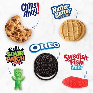 40 Christmas Cookie & Candy Snack Packs Variety