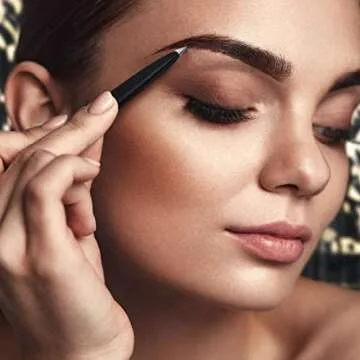 By MILLY Precision Tweezers Set | Slanted and Pointed Tip Tweezers Kit | High Carbon Stainless Steel | Aligned & Hand-Filed Tweezer Set Professional | Hair Removal & Eyebrow Tweezer Set | Black