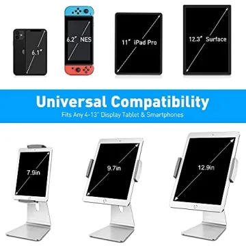 Elegant Tablet Stand for iPad, Galaxy Tab, eReaders