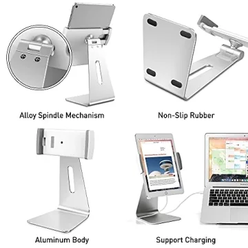 Elegant Tablet Stand for iPad, Galaxy Tab, eReaders