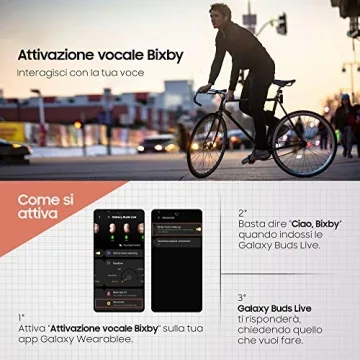 Samsung Galaxy Buds Live Active Noise-Cancelling Earbuds