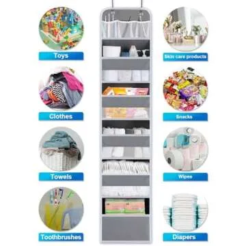 Over the Door Organizer - 6 Shelf Hanging Storage Solution