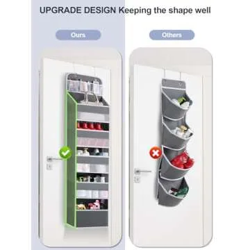 Over the Door Organizer - 6 Shelf Hanging Storage Solution