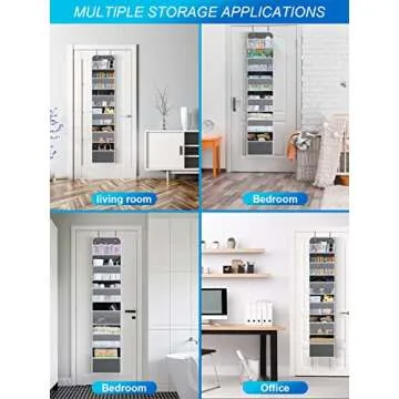 Over the Door Organizer - 6 Shelf Hanging Storage Solution