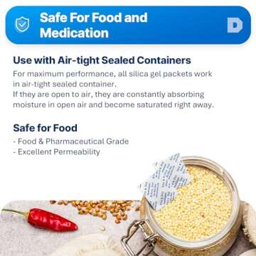 Rechargeable Silica Gel Packets for Food & More