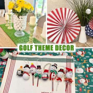 KOFULL Golf Practice Balls, Hollow Golf Plastic Balls for Indoor Training -Pack of 50 pcs (White)