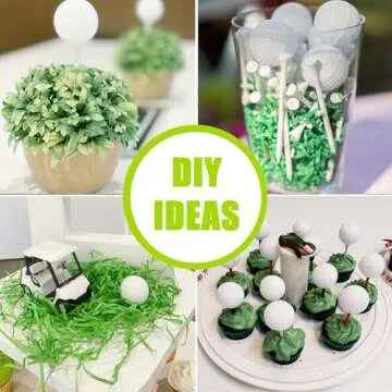 KOFULL Golf Practice Balls, Hollow Golf Plastic Balls for Indoor Training -Pack of 50 pcs (White)