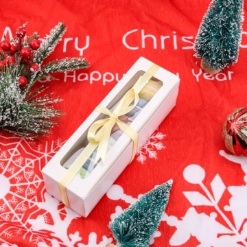 NPLUX 25 Elegant Macaron Boxes for Gift Giving & Treats