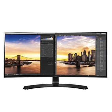 LG 34UC80-B 34" UltraWide Curved QHD IPS Monitor