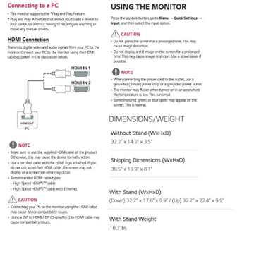 LG 34UC80-B 34" UltraWide Curved QHD IPS Monitor