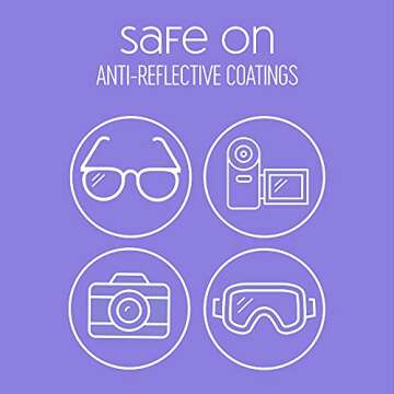 Nice 'n Clean SmudgeGuard Lens Cleaning Wipes (100 Total Wipes) | Pre-Moistened Individually Wrapped...