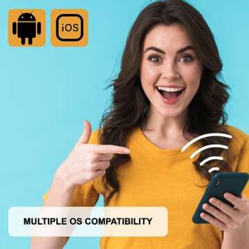 CamKix Wireless Camera Shutter Remote Control for Smartphones – Create Amazing Photos and Selfies (Blue)