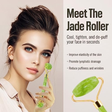 Revitalize Skin with Disemot Jade Roller & Gua Sha Tools