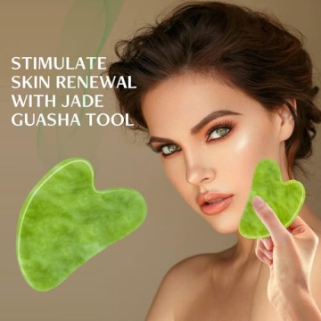 Revitalize Skin with Disemot Jade Roller & Gua Sha Tools