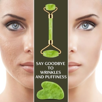 Revitalize Skin with Disemot Jade Roller & Gua Sha Tools