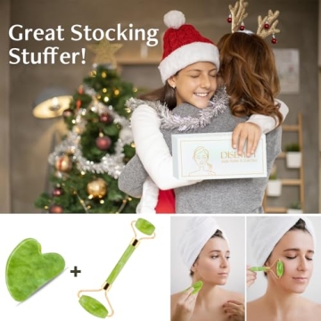 Revitalize Skin with Disemot Jade Roller & Gua Sha Tools