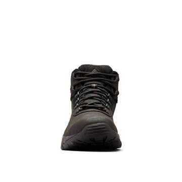 Columbia mens Newton Ridge Plus Ii Waterproof Hiking Boot, Black/Black, 10 Wide US
