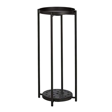 Amazon Basics Round Plant Stand for Indoor and Outdoor Use