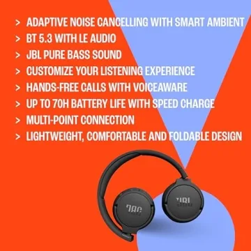 JBL Tune 670NC - Noise Cancelling Wireless Headphones