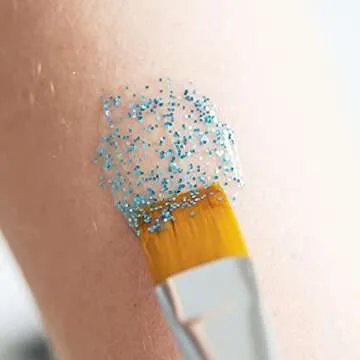 Glitter Fix Gel by Moon Glitter - Cosmetic Glitter Adhesive Primer for Face and Body. for All Glitters Including fine, Chunky, Holographic, Iridescent and bio - Set of 6