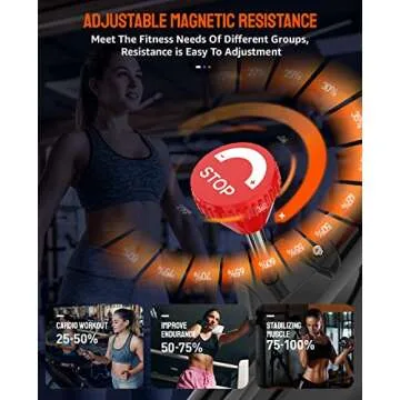 Adjustable Resistance Indoor Exercise Bike for All Fitness Levels