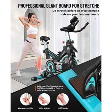 Adjustable Resistance Indoor Exercise Bike for All Fitness Levels